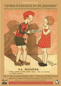 Livres d’enfance et de jeunesse dans les collections patrimoniales de l’hôtel d’Emonville. Du 1er au 23 septembre 2017 à Abbeville. Somme. 
